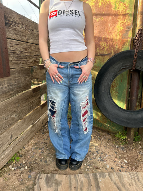American Flag jeans