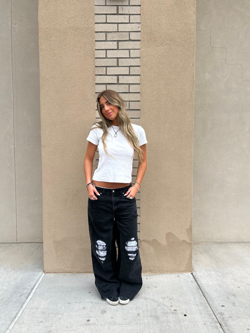 Music notes jeans